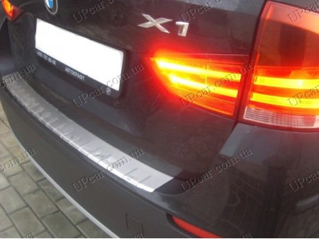 Накладка на задний бампер BMW X1 09-12