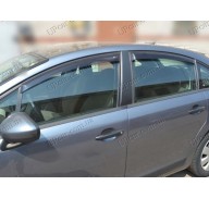 Ветровики Citroen C4 04-10 хетчбек 5дверей