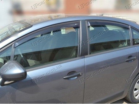 Ветровики Citroen C4 04-10 хетчбек 5дверей
