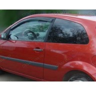 Ветровики Ford Fiesta 5 01-08 3двери