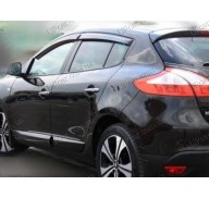 Ветровики Renault Megane 3 08- хетчбек 5дверей