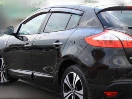 Ветровики Renault Megane 3 08- хетчбек 5дверей