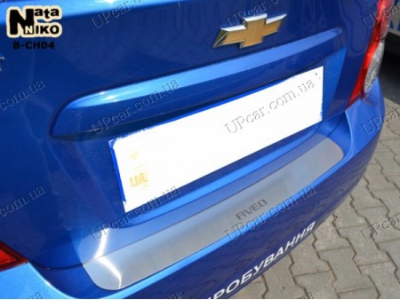 Накладка на бампер Chevrolet Aveo 3 12-