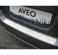 Накладка на бампер Chevrolet Aveo 05-11