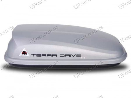 Бокс на крышу автомобиля серый Terra Drive 320 л
