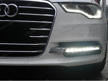 Дневные ходовые огни Audi A6 11-