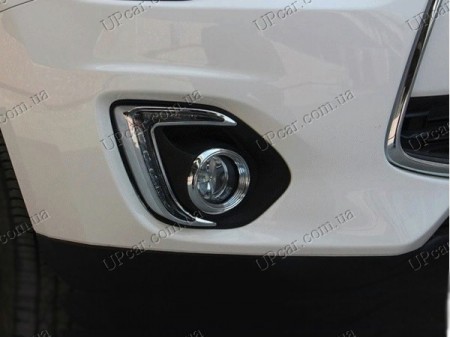 Дневные ходовые огни Mitsubishi ASX 12-