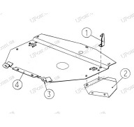 Защита двигателя Audi A4 B5 94-01