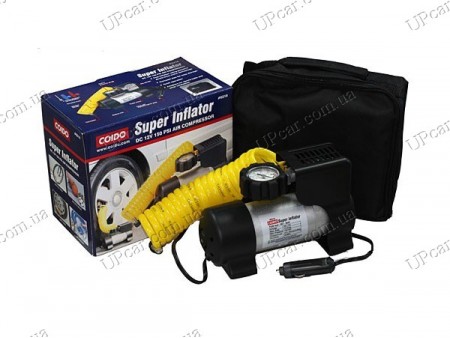 Компрессор автомобильный Coido 6218 (150psi / 12Amp) шланг