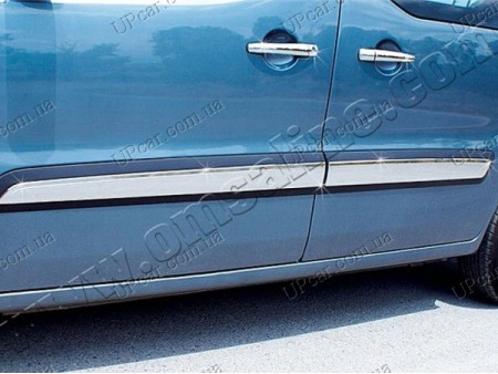 Молдинги на двери Citroen Berlingo 2 08- 4шт