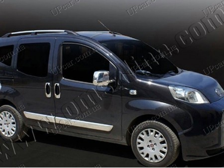 Молдинги на двери Citroen Nemo 07- 4шт