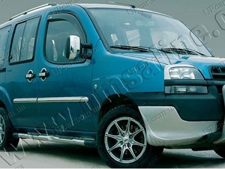 Молдинги на двери Fiat Doblo 00-04 4шт