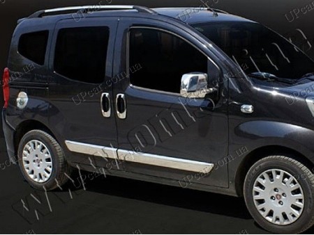 Молдинги на двери Fiat Fiorino 08- 4шт