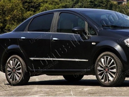 Молдинги на двери Fiat Linea 07- 4шт