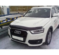 Мухобойка на Audi Q3 11- темная