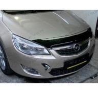 Мухобойка короткая на Opel Astra J хэтчбек 09- темная