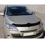 Мухобойка короткая на Renault Megane 2 06-09 хетчбек, темная