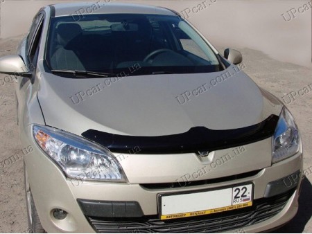 Мухобойка короткая на Renault Megane 2 06-09 хетчбек, темная