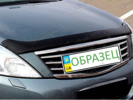 Мухобойка на Audi A4 09-15 темная