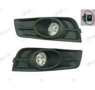Противотуманки на Chevrolet Cruze 08- LED решетка