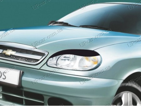 Реснички на фары Daewoo Lanos 96- (Spirit)