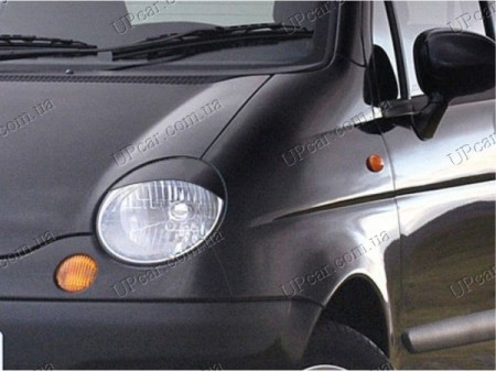 Реснички на фары Daewoo Matiz 98-04 (Spirit)