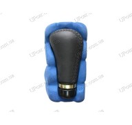 Ручка кпп декоративная F 25341 P\ черная кожа