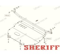 Защита двигателя Audi 80 B4 91-95