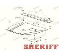 Защита двигателя и кпп Citroen C5 01-08